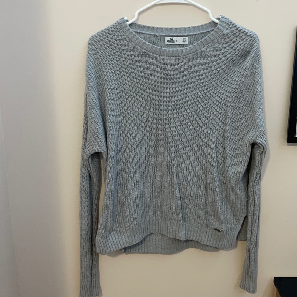 Grey Hollister sweater